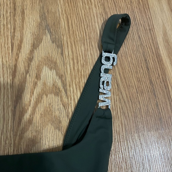 ALEXANDER WANG Crystal-charm Low-back in Green - Picture 4 of 16